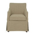 London - Upholstered Skirted Dining Arm Chair