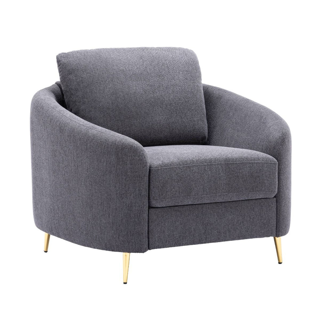 Yuina - Chair - Gray Linen