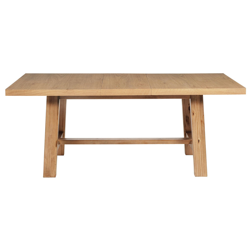 Middleton 7-piece Extension Leaf Dining Set Brown and Beige