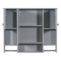 Wall Mounted Bathroom Storage Cabinet With Mirror, Medicine Cabinet With Towel Bar