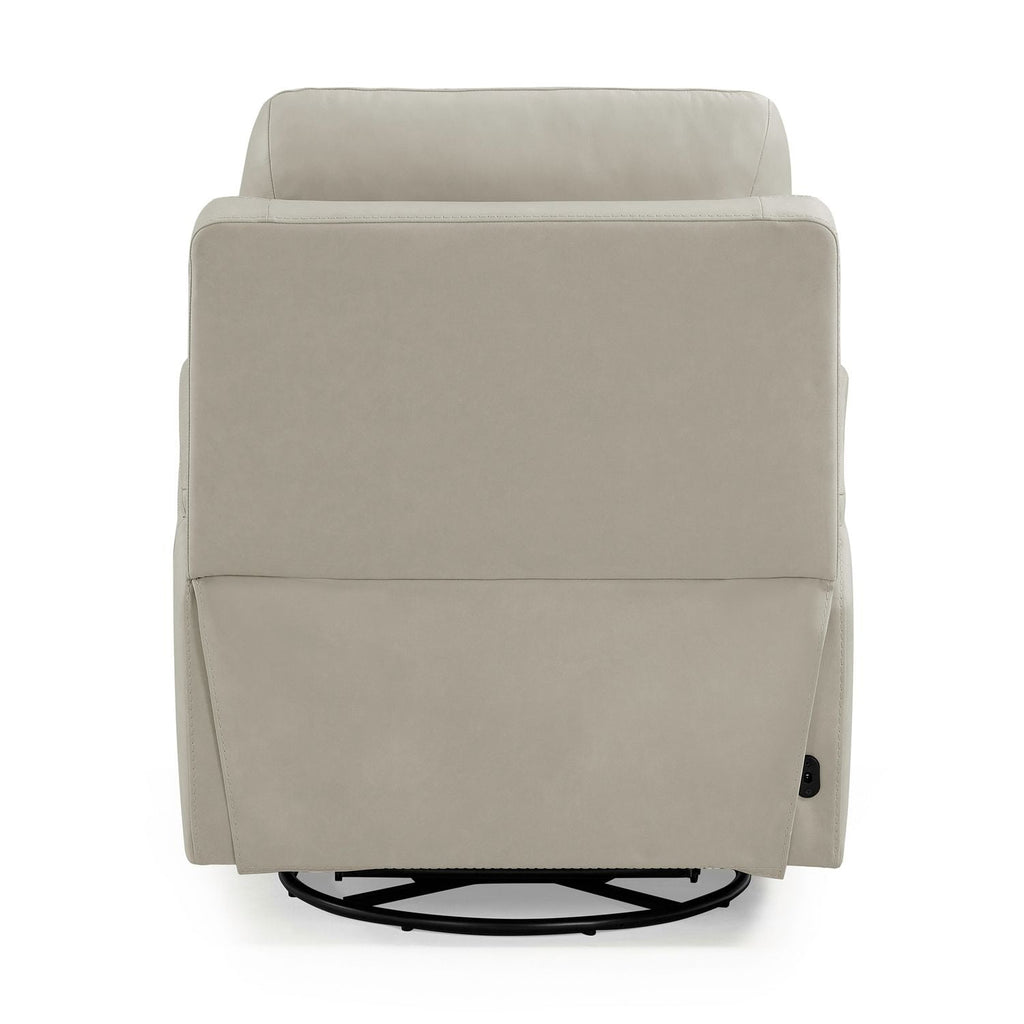 Opus CollectionPower Leather Recliner Chair with Swivel Glide