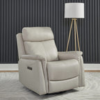 Opus CollectionPower Leather Recliner Chair with Swivel Glide