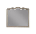 Scallop Shaped Mirror - White Poplar