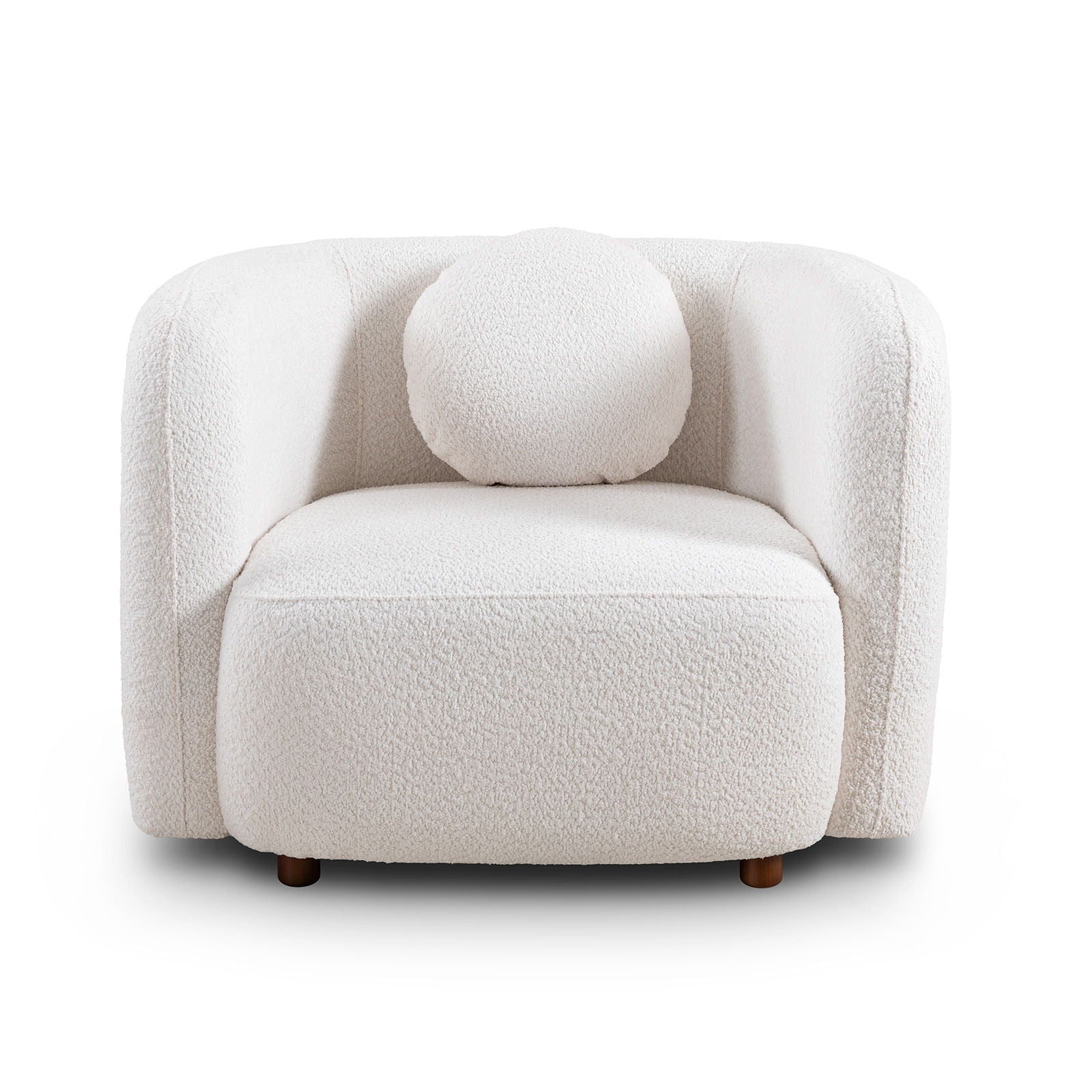 Japandi Style Accent Square Chair