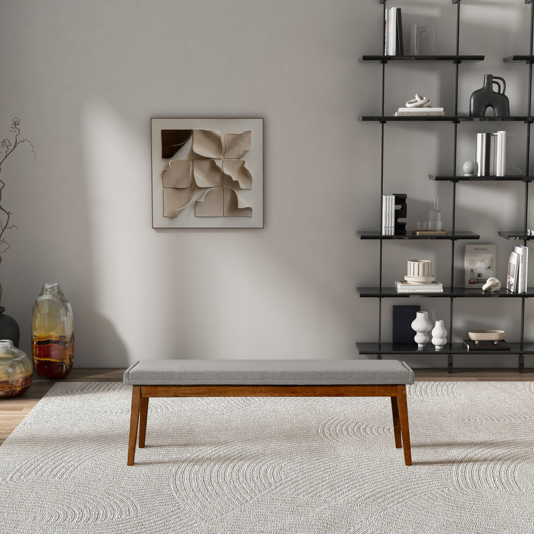 Warren - Bench - Ash Gray