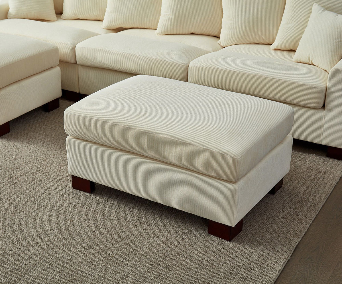 5 Seater Oversized Convertible L & U Shaped Couch