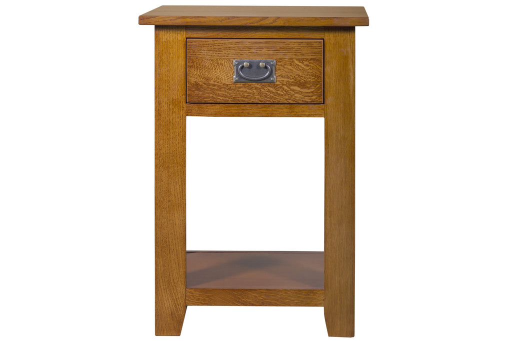 Mission 1-Drawer Nightstand – Michael's Cherry | Crafters & Weavers
