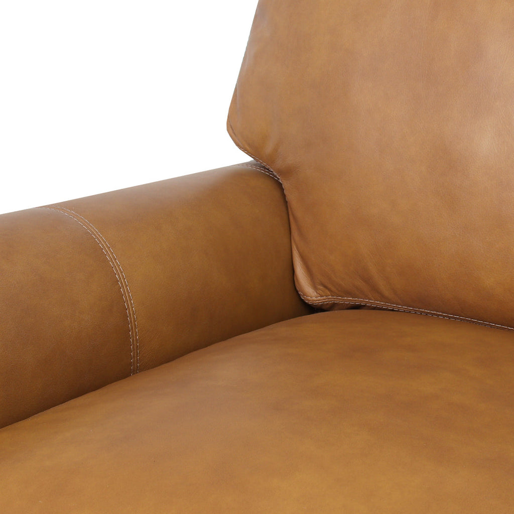 Florentine Top Grain Leather Sofa - Tan
