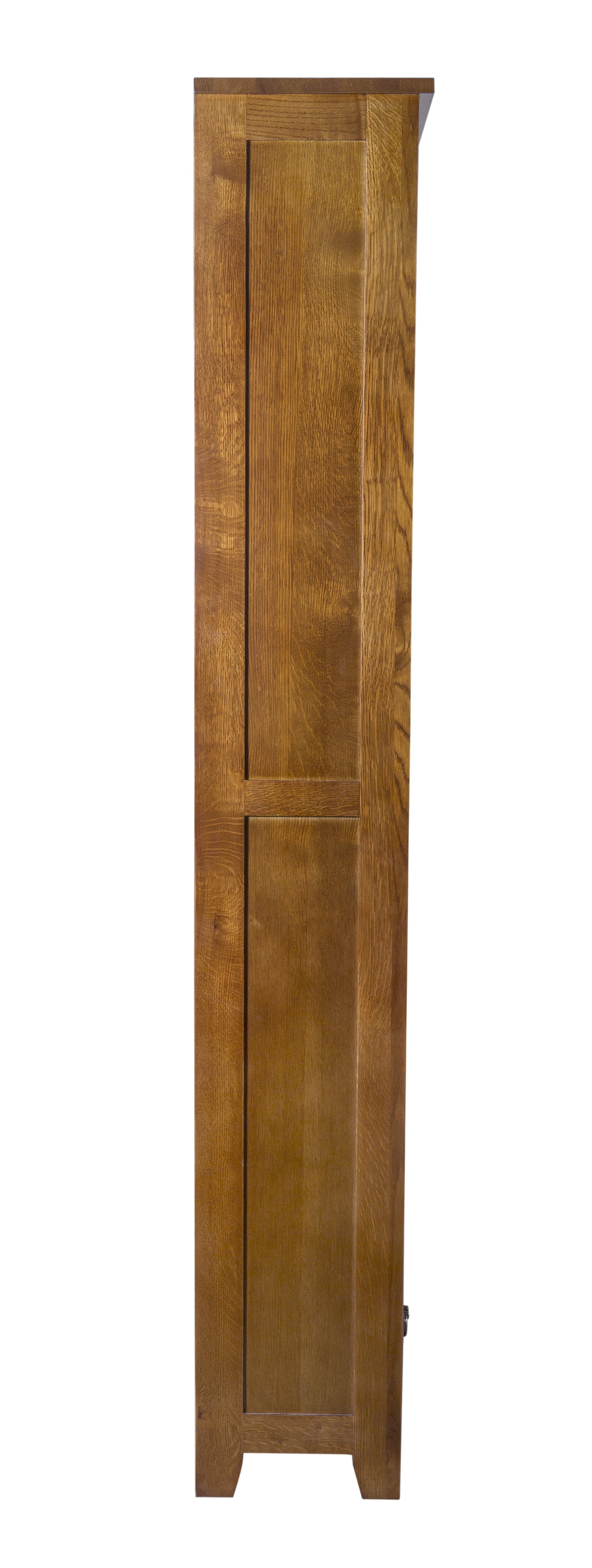 Mission Quarter Sawn Oak Open Shelf Bookcase