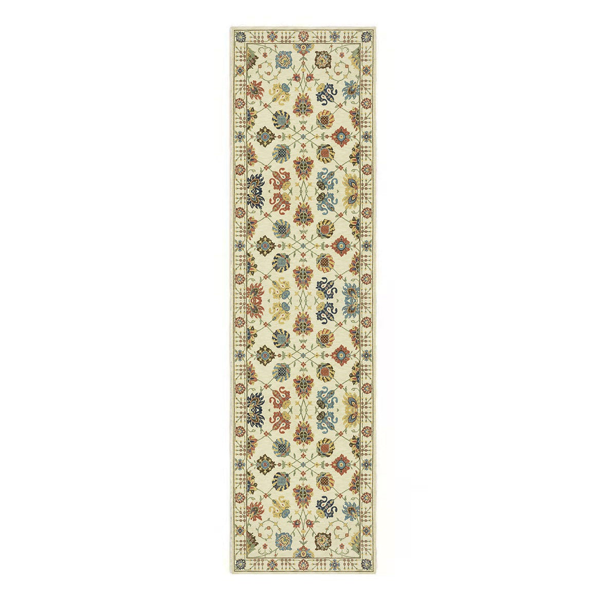 Arts and Crafts Collection Area Rug Ultra Soft Washable Rug, Non Slip Area Rug Indoor, Stain Resistant Rugs for Living Room Bedroom Vintage Home Decor