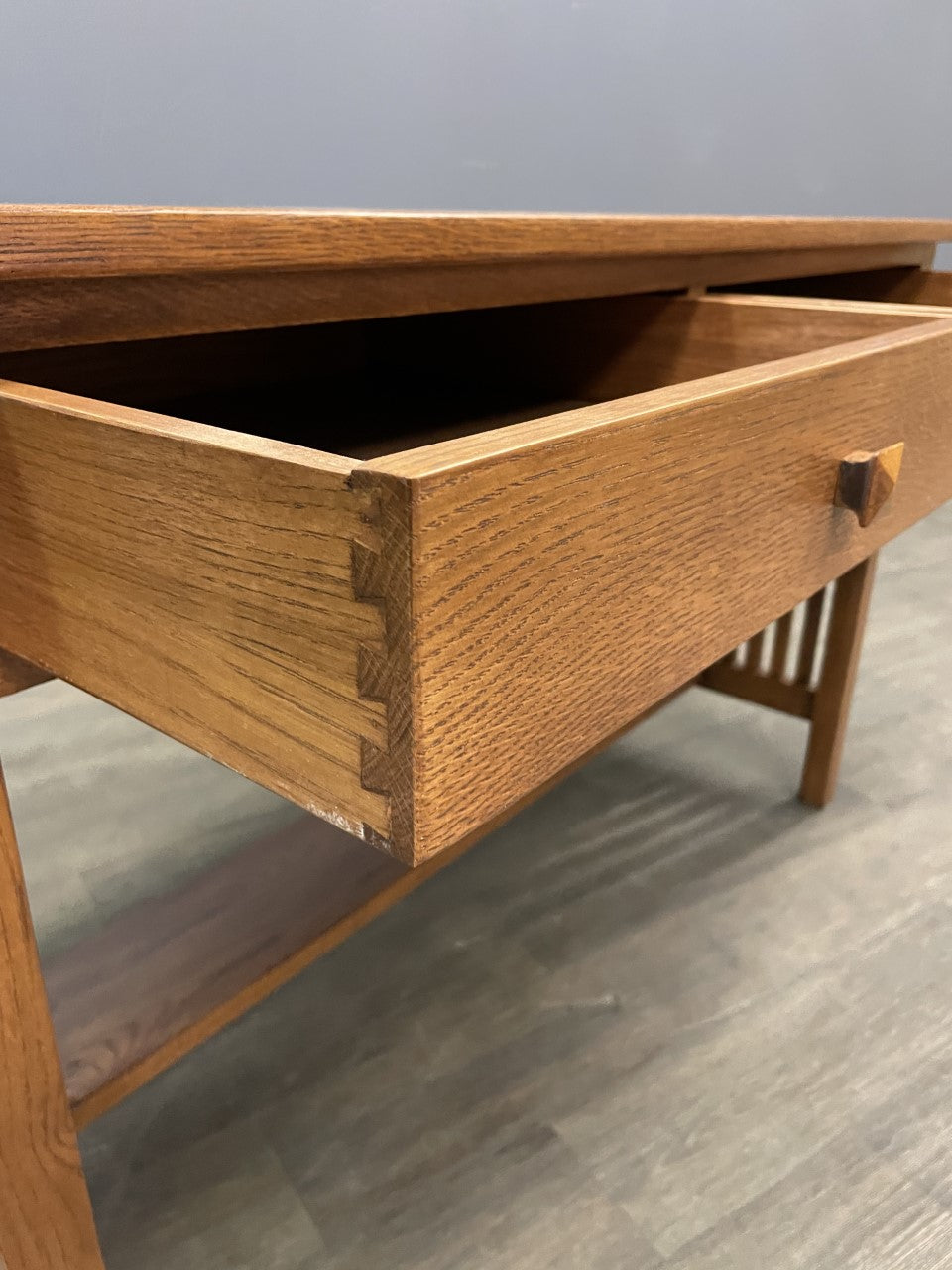 Preorder Mission / Arts and Crafts Solid Oak Writing Desk - 50 Inch