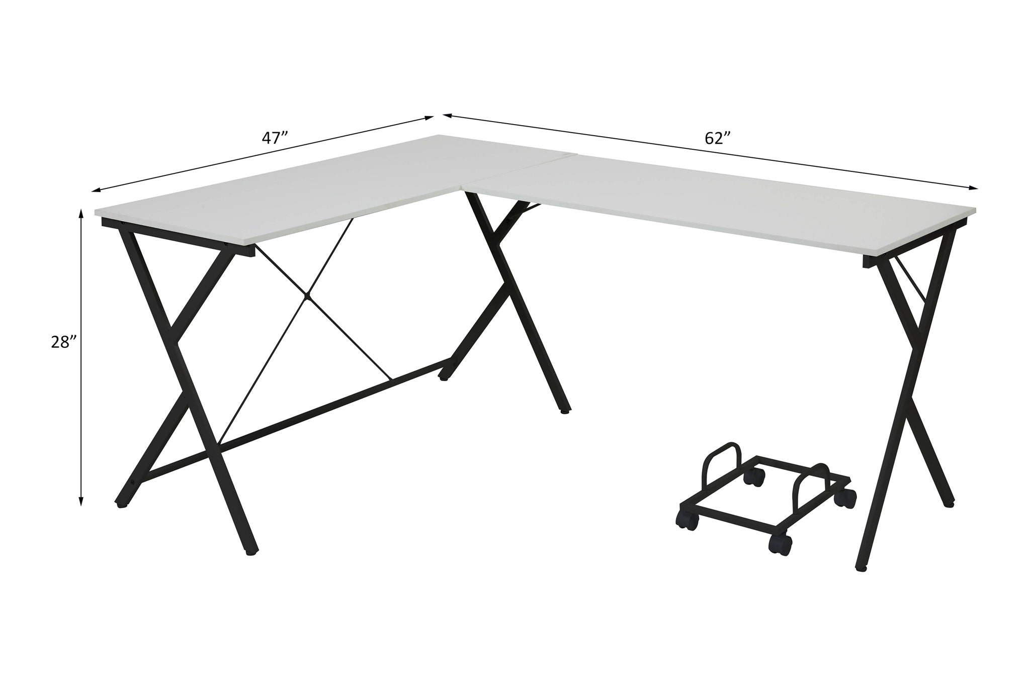 Dazenus - Computer Desk - Black