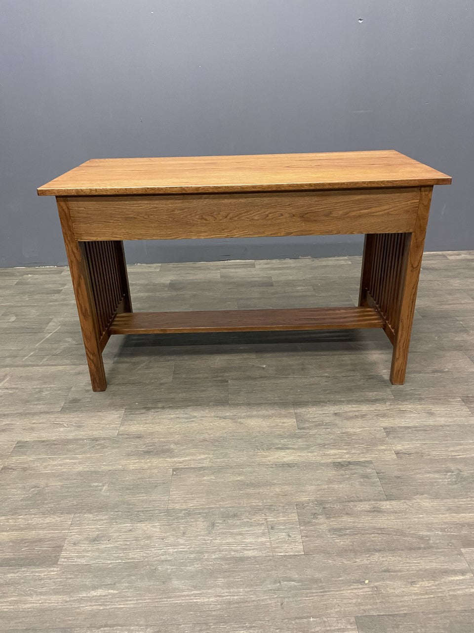 Preorder Mission / Arts and Crafts Solid Oak Writing Desk - 50 Inch