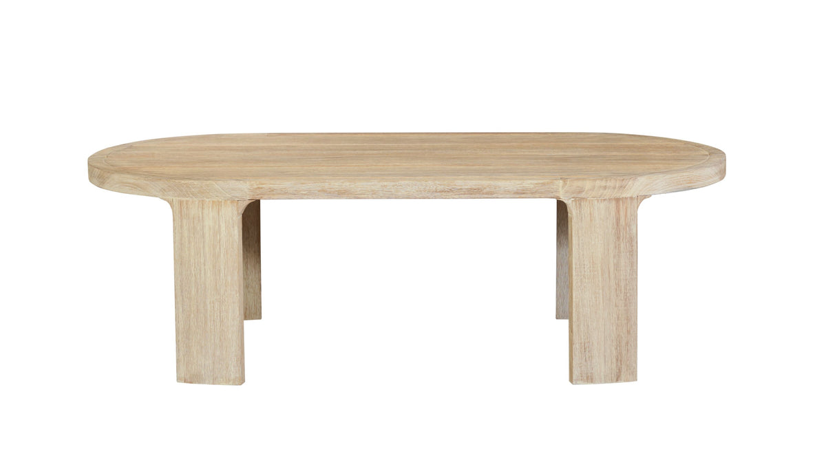 Eclipse Outdoor Solid Teak Wood Natural Look Coffee Table