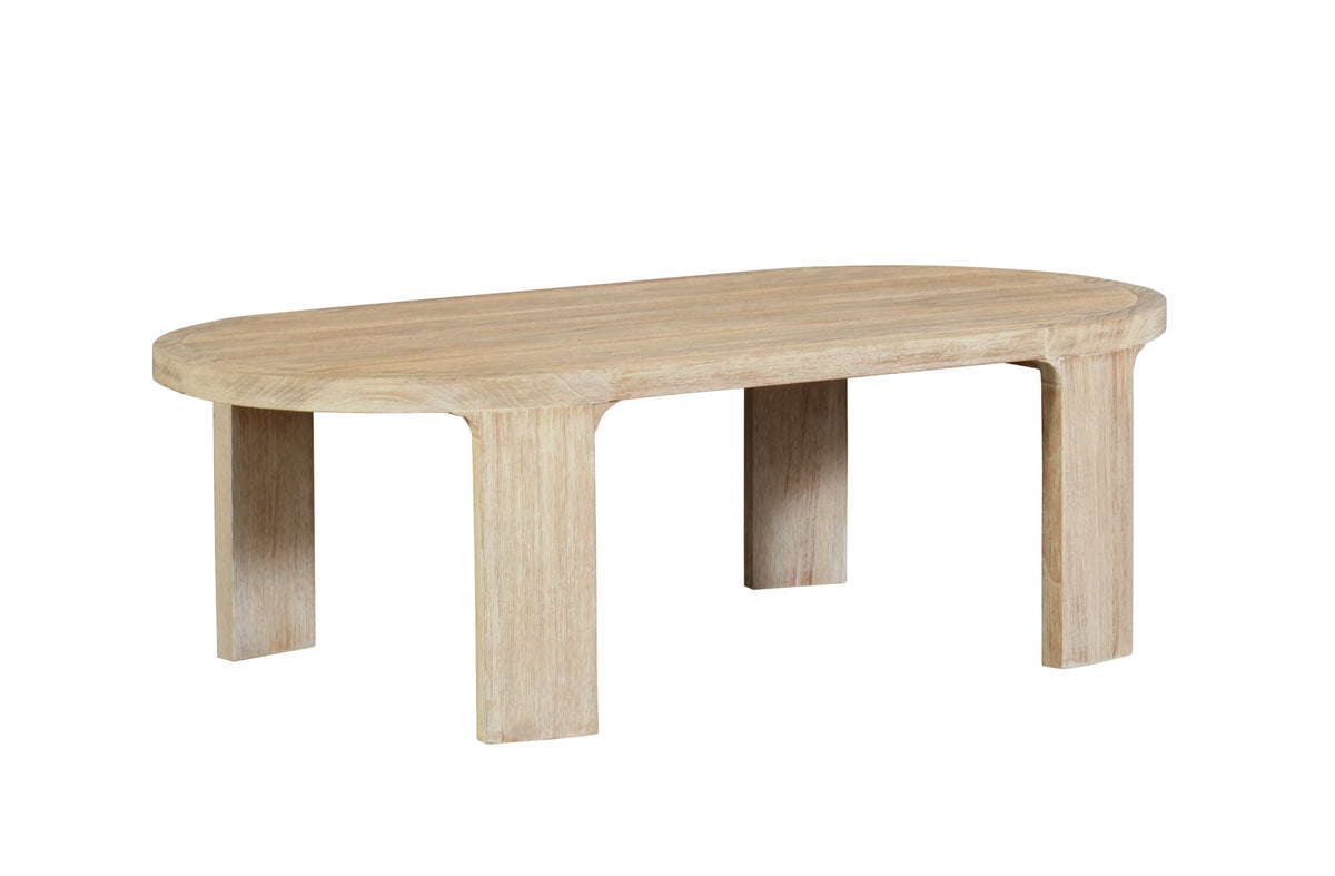Eclipse Outdoor Solid Teak Wood Natural Look Coffee Table