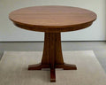 Mission Quarter Sawn  Oak Round Dining Table, Kitchen Table - 40"