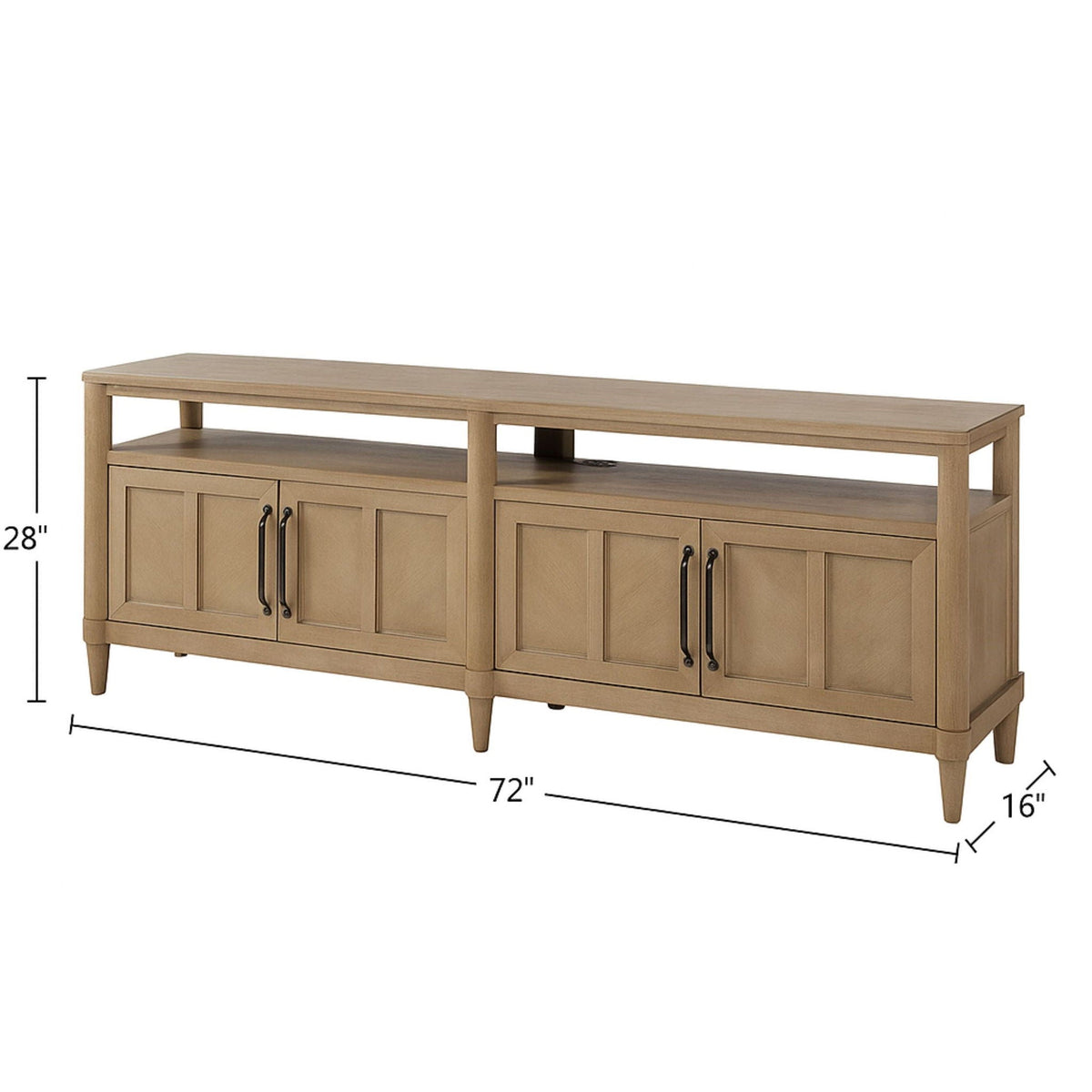 Entertainment Console With Storage - Sand