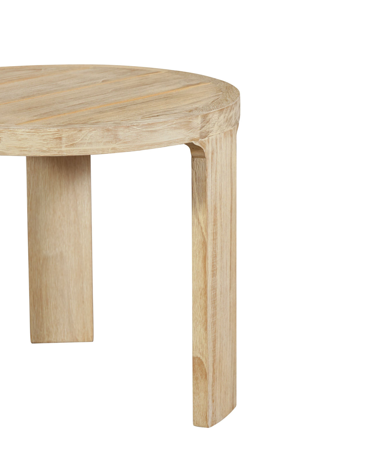 Eclipse Outdoor Solid Teak Wood Natural Look End Table