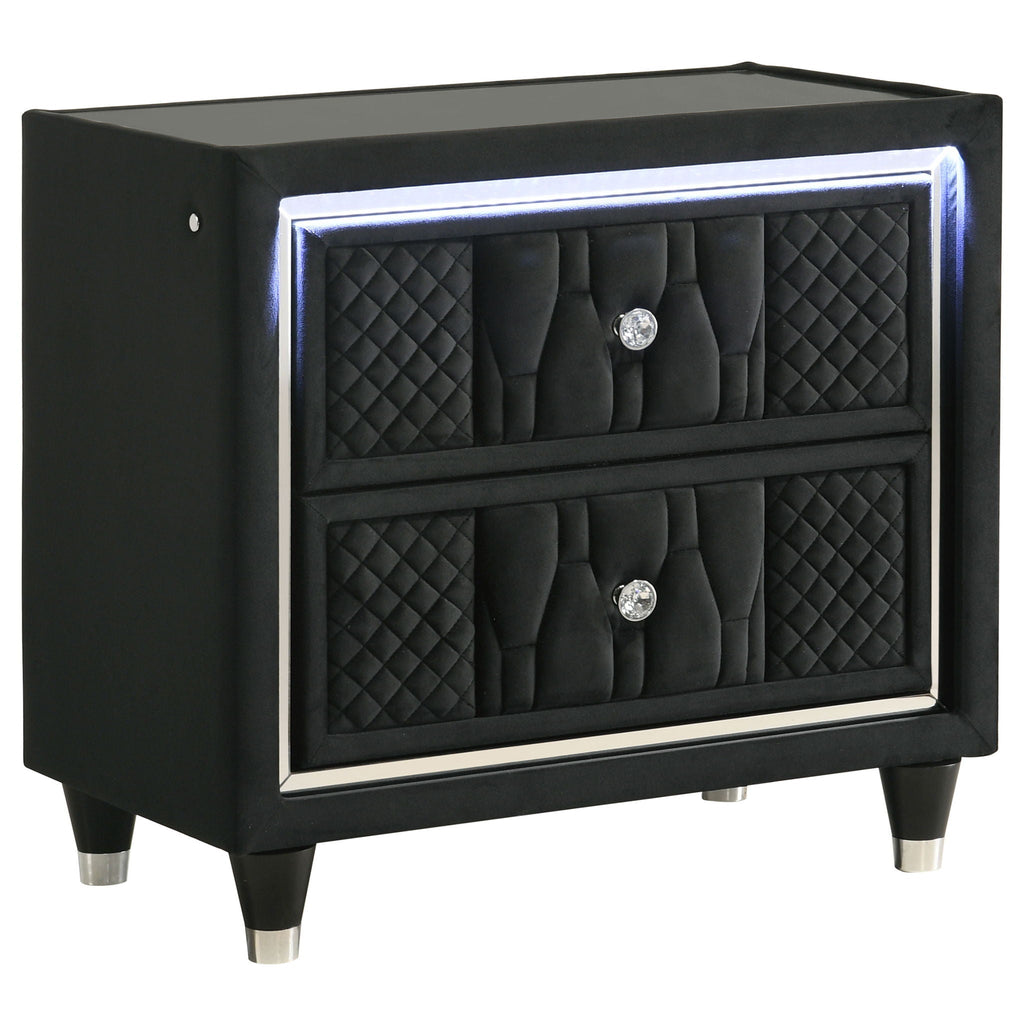 Lorient 5-piece Queen Bedroom Set Black