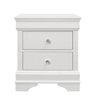 Shaker - 5 Pieces Bedroom Set With Crystal Inspired Tufted Headboard And LED Lighting