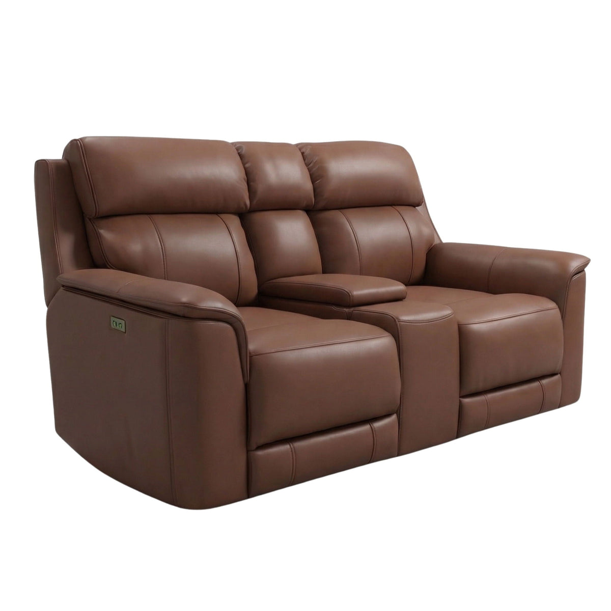 Oslo - Dual Power Reclining Loveseat With Console