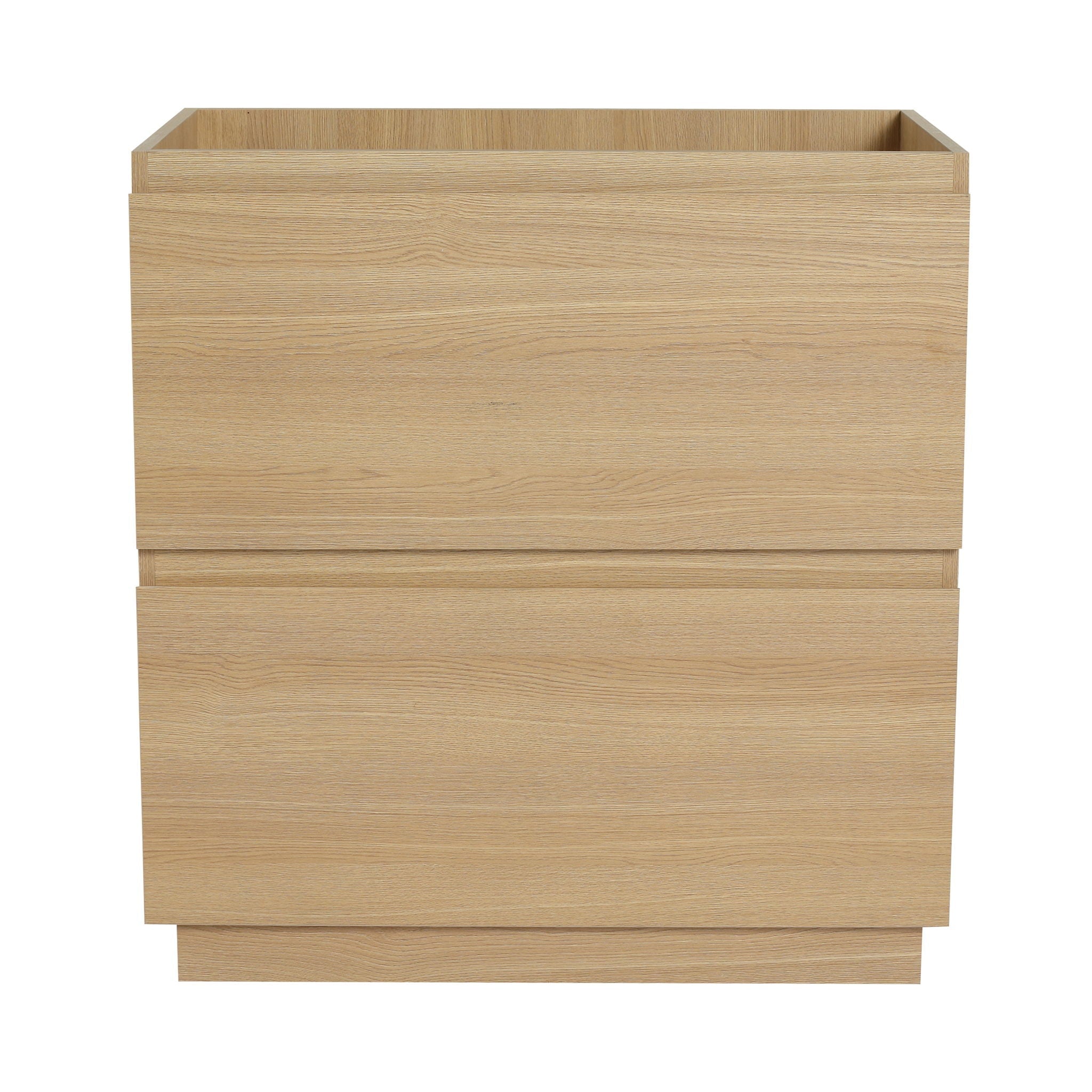 Modern Freestanding Bathroom Vanity Cabinet With Double Drawer