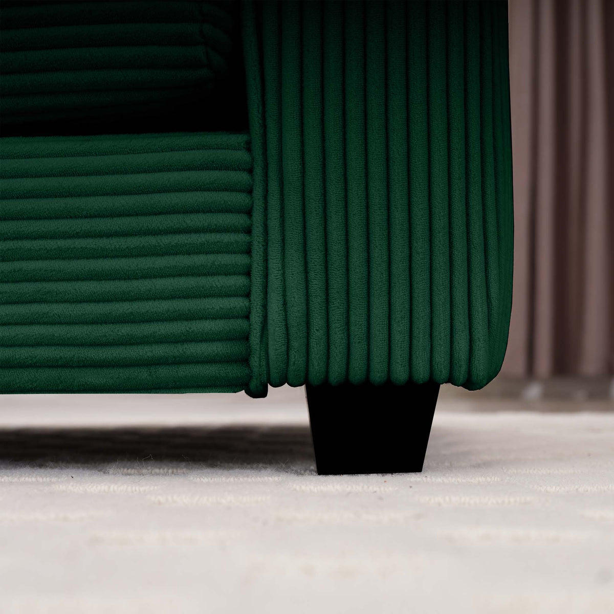 Classic Modern Comfortable Single Chair Deep Seat Sofa With Footstool