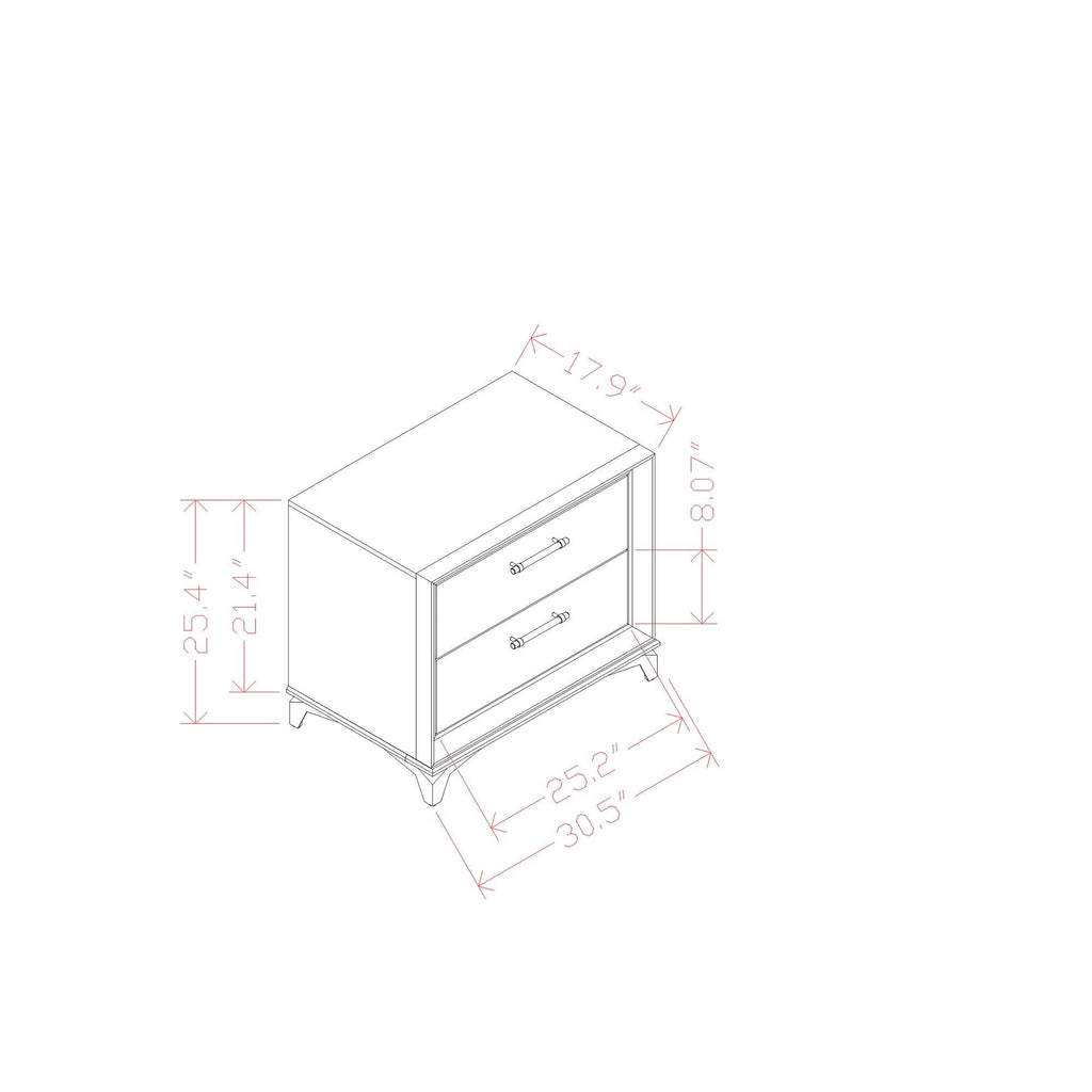 Star - Nightstand - White