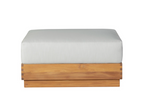 Imperial Grove Outdoor Solid Teak Wood Ottoman