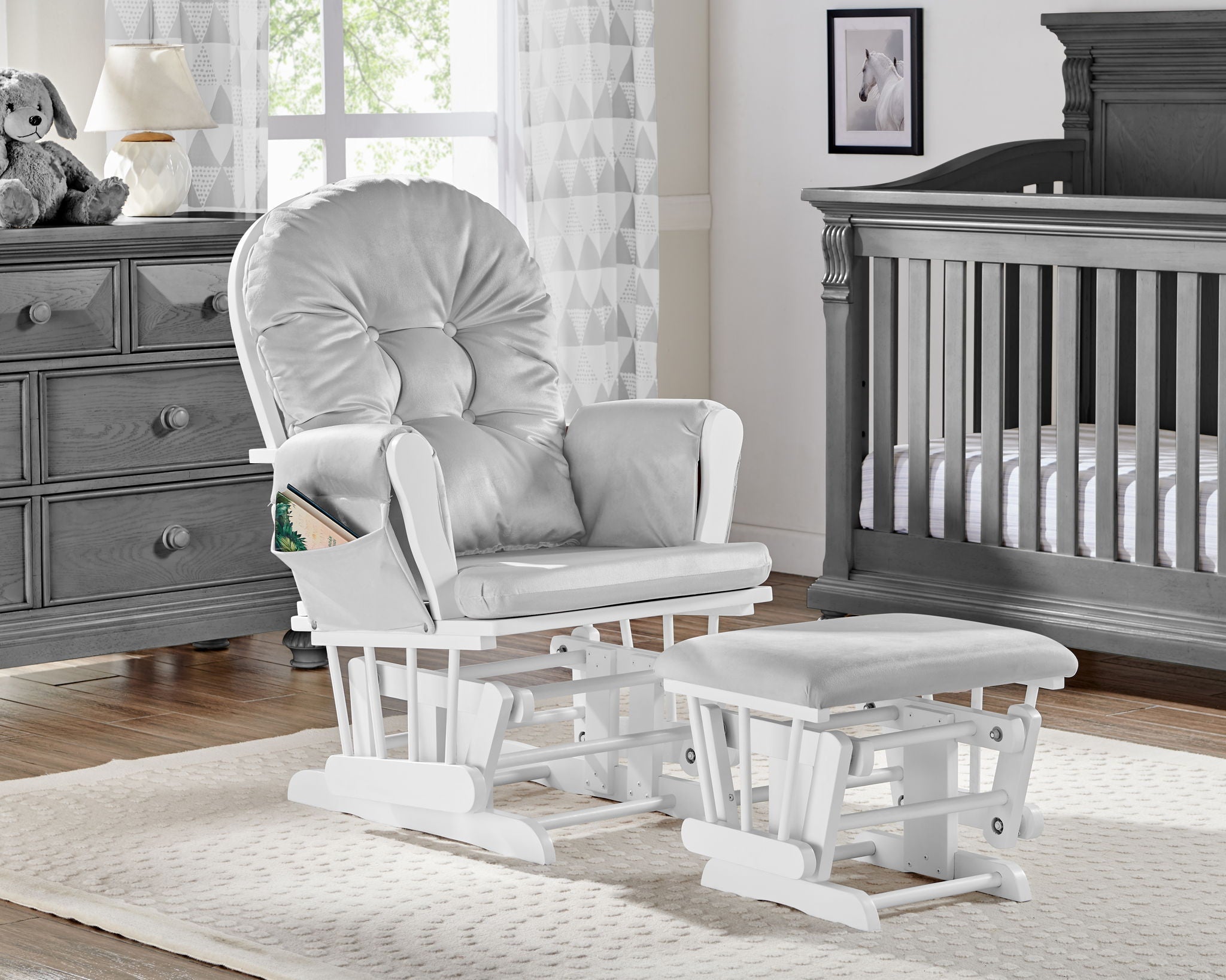 Mason - Comfortable Glider And Ottoman