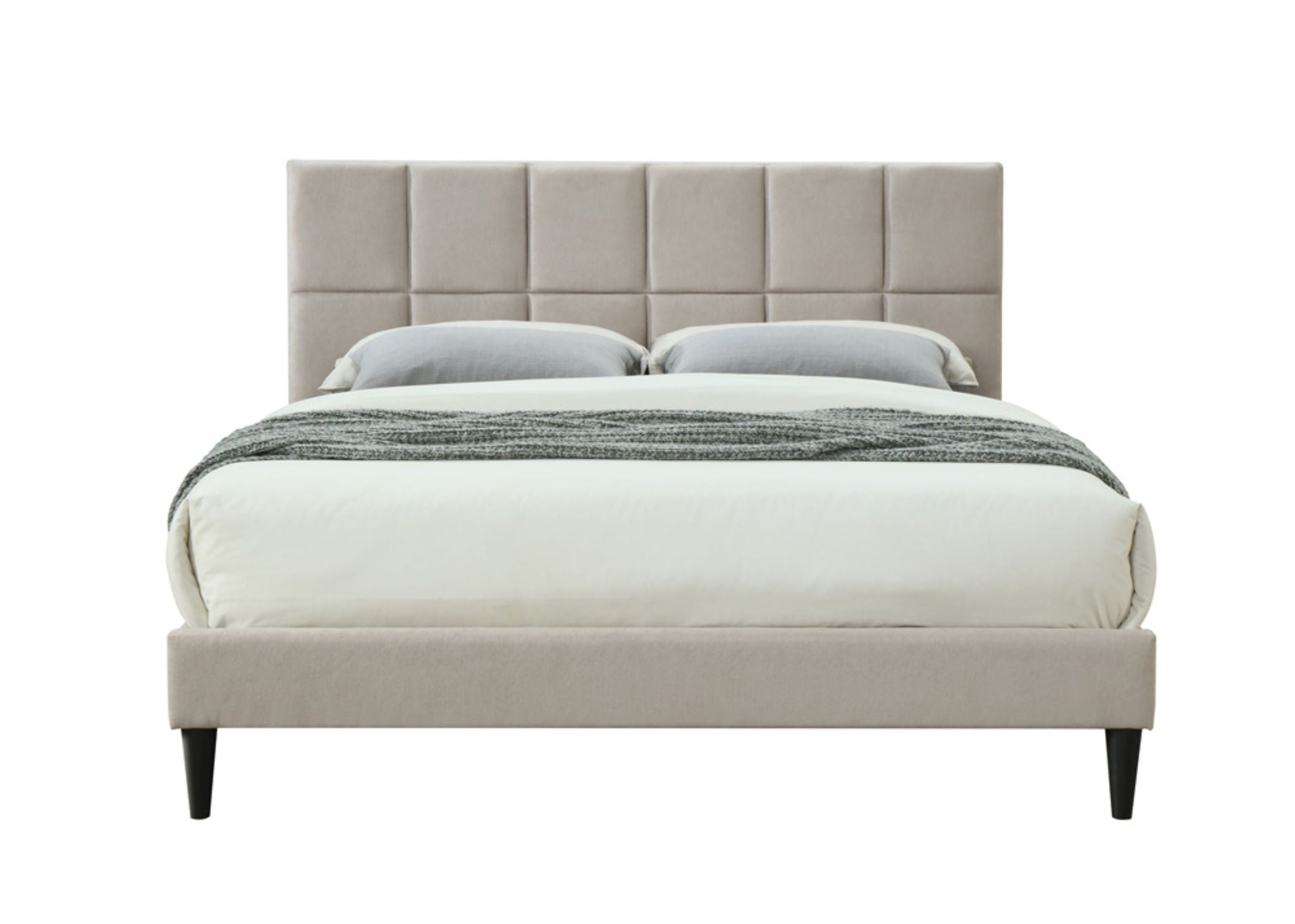 Full Sized Squares Bed With USB