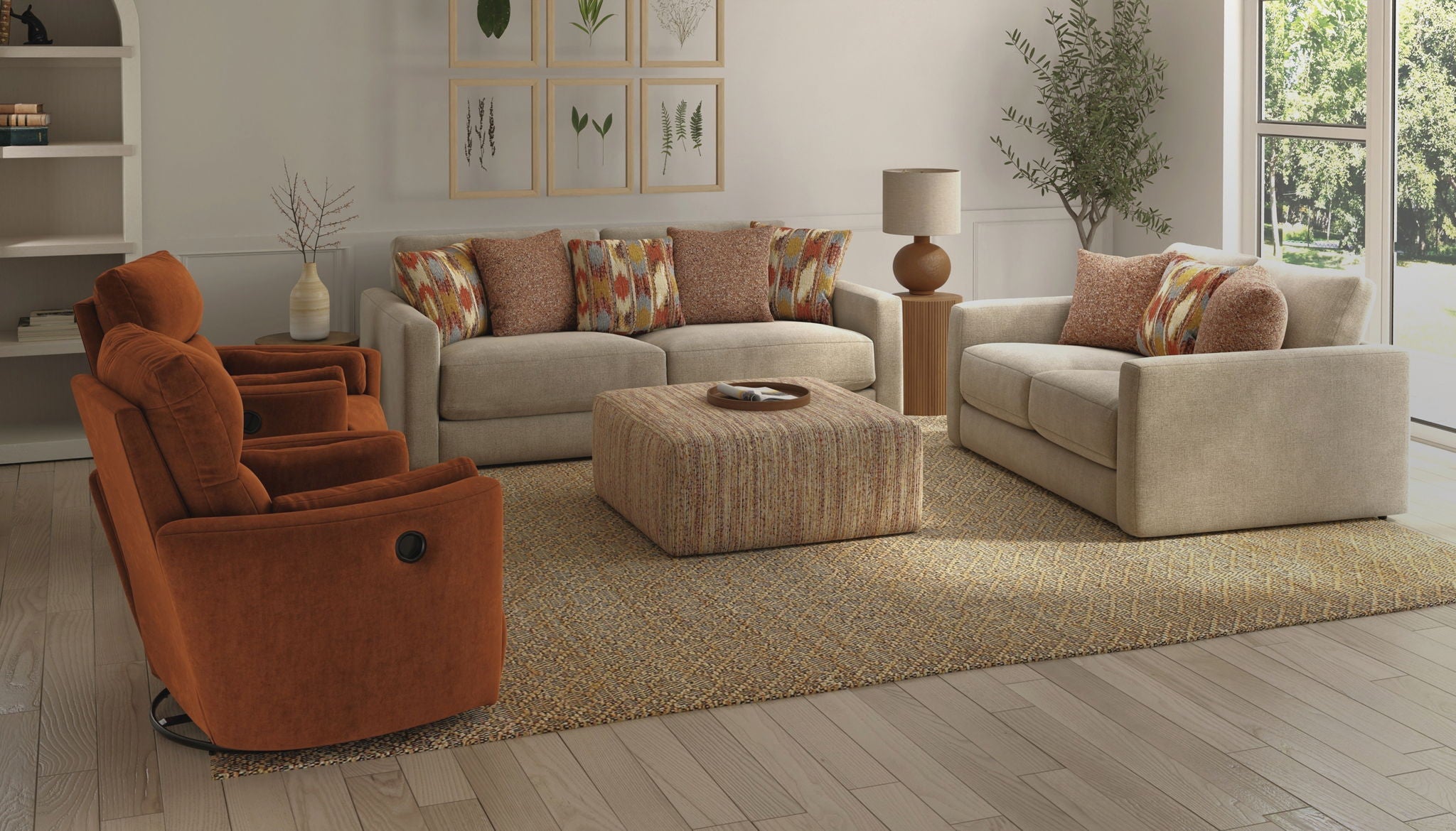 Avondale - Cocktail Ottoman