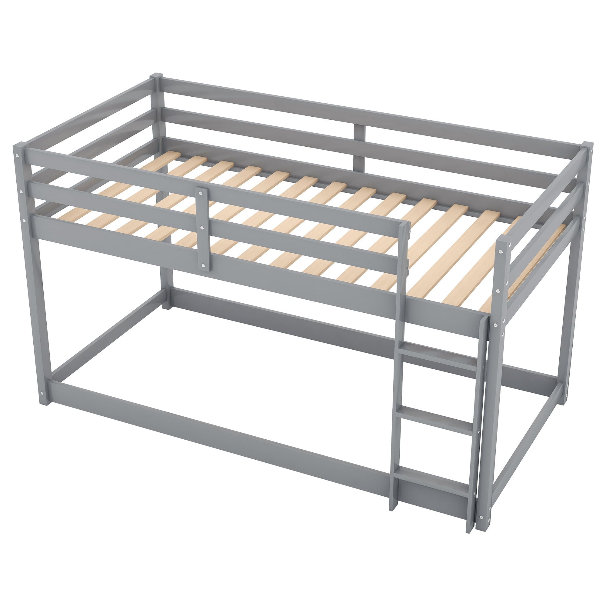 Floor Bunk Bed With Ladder