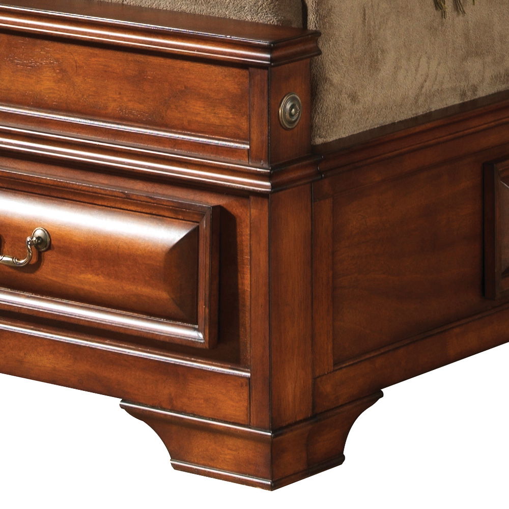Dovetailed Drawers Storage Bed