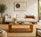Imperial Grove Outdoor Solid Teak Wood Coffee Table