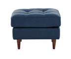 Alessandra Modern Contemporary Eco Leather Arm Chair - Blue