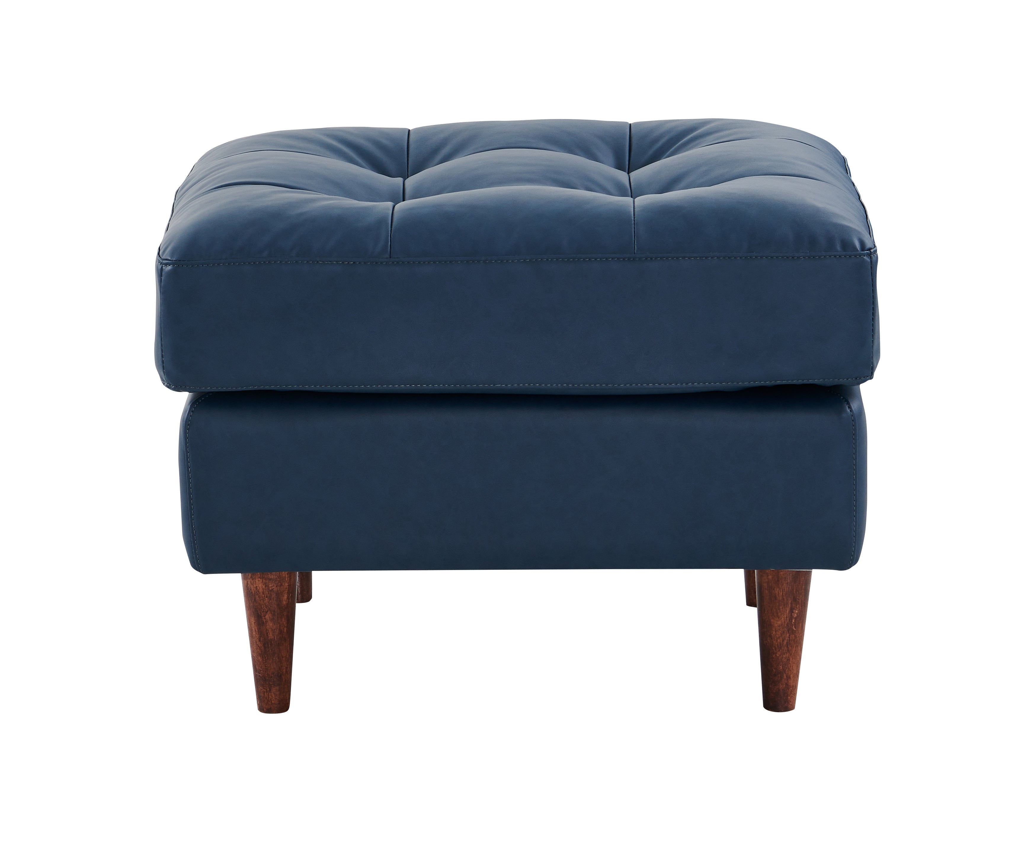 Alessandra Modern Contemporary Eco Leather Arm Chair - Blue