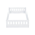 Platform Bed With Guardrail