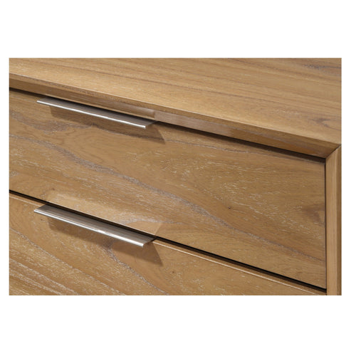 6 Drawer Storage Dresser, Bedroom Furniture - Natural Wood