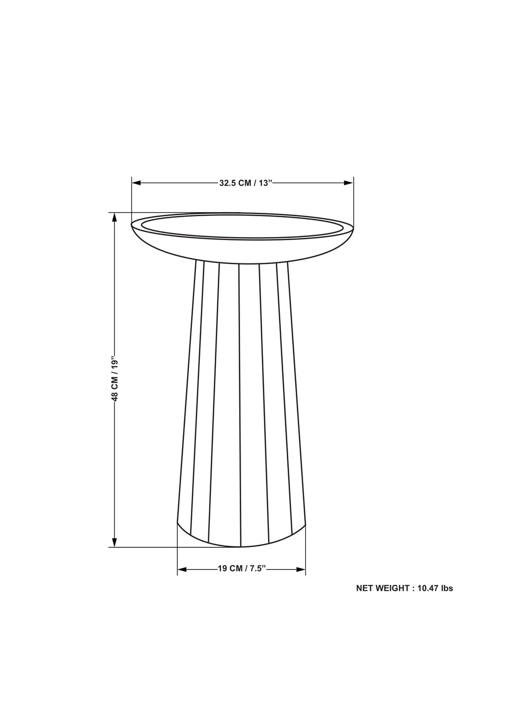 Dayton - Accent Table - Natural