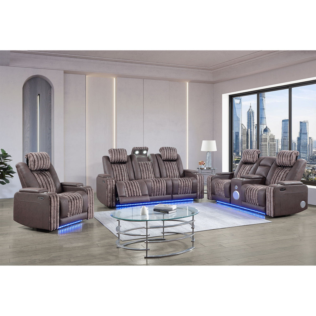 Duran - Power Reclining Loveseat With Power Headrest