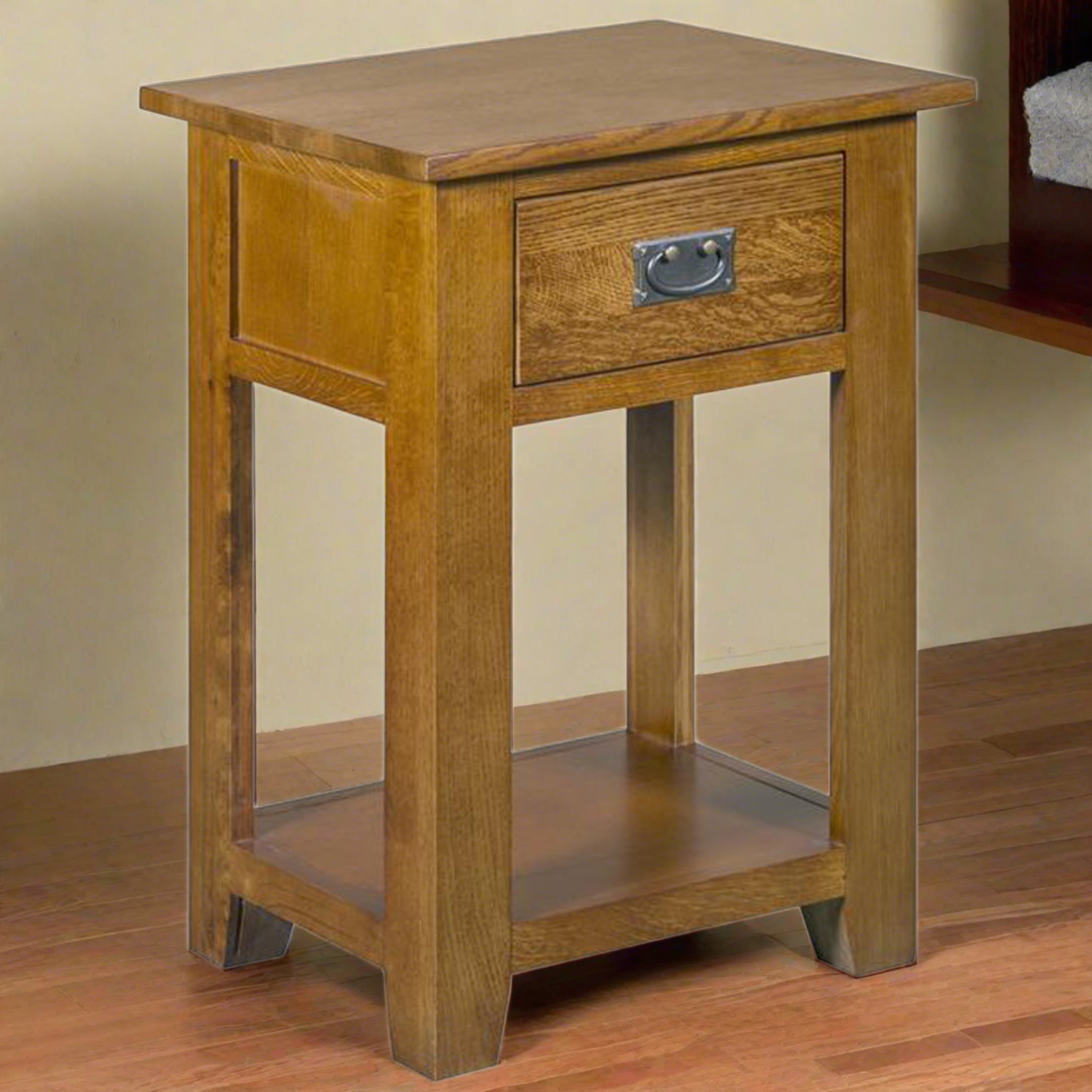 Mission 1-Drawer Nightstand – Michael's Cherry | Crafters & Weavers