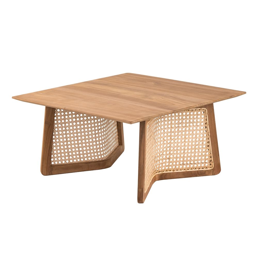 Teak Coffee Table - Natural Wood / Brown