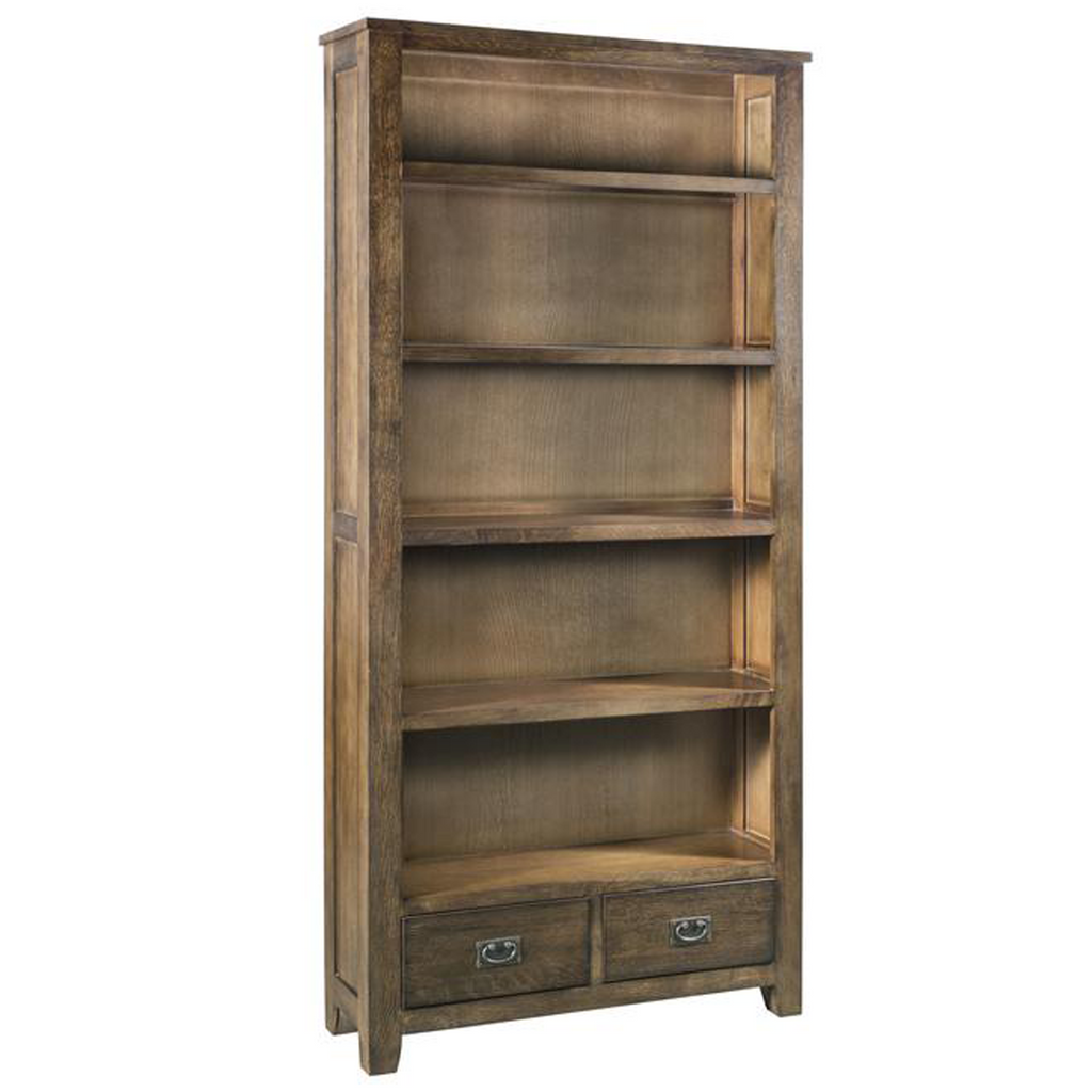 Mission Open Shelf Bookcase - Walnut