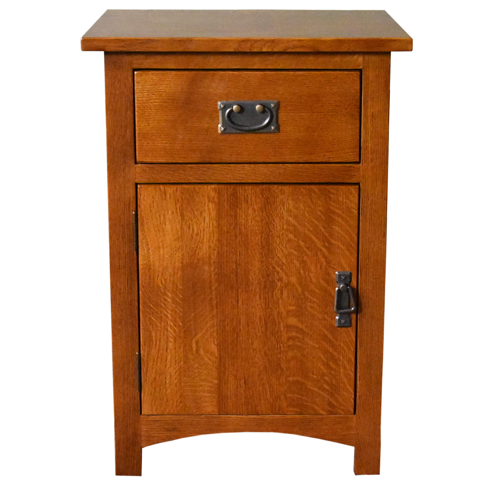 Mission Quarter Sawn Oak 1 Door/Drawer Nightstand Michael Cherry-MC-A