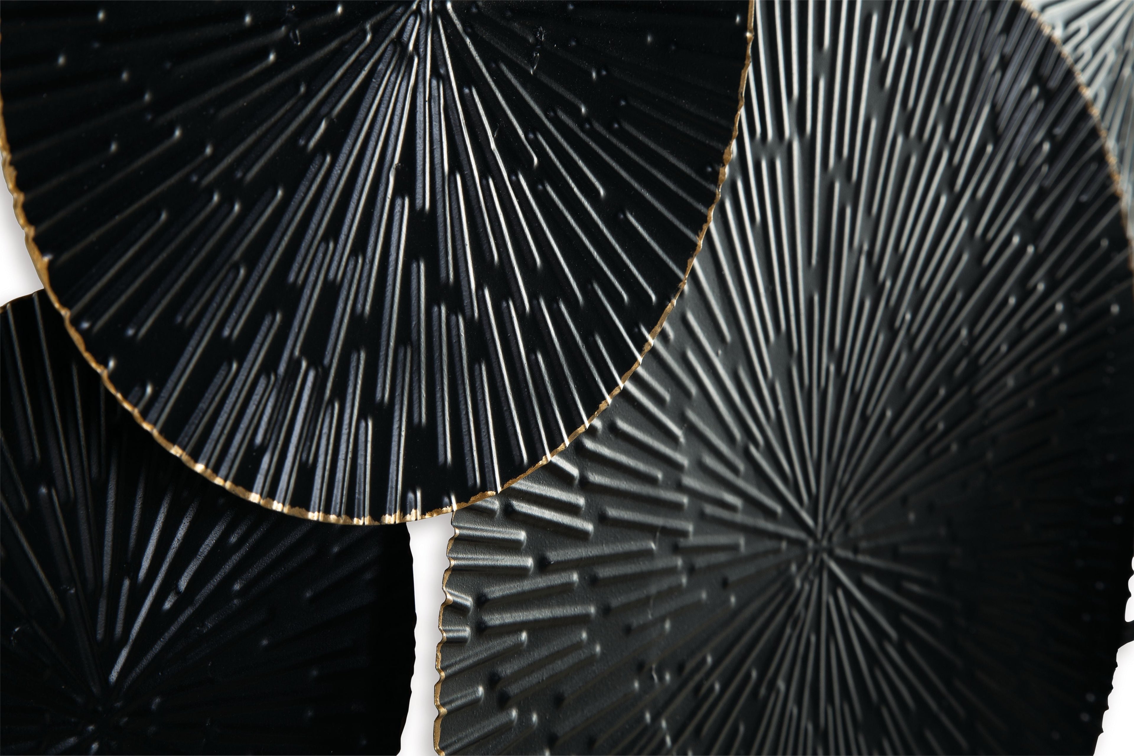Rhetlen - Wall Decor - Black / Gold Finish