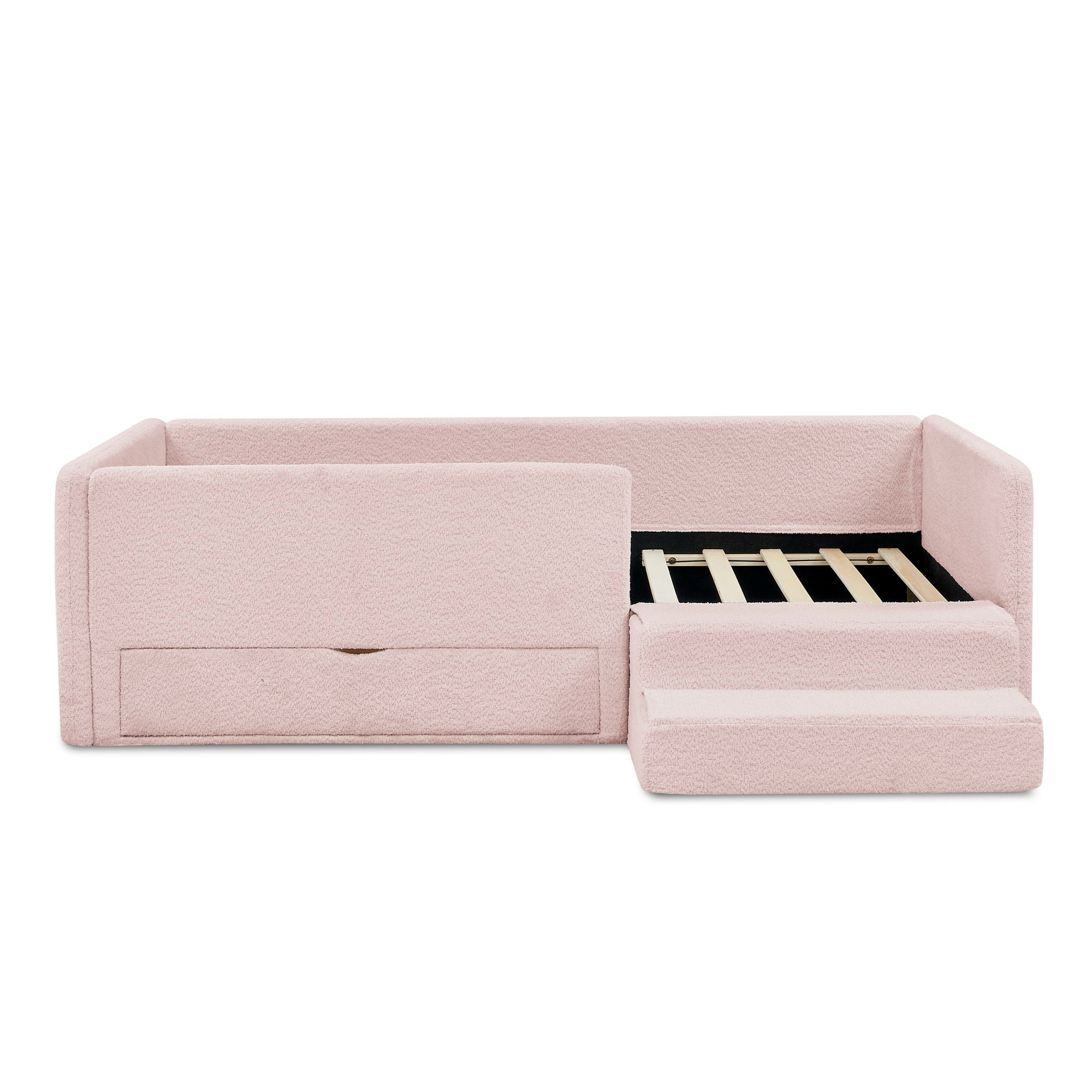 Safe Kids Bed With Guardrails And Storage