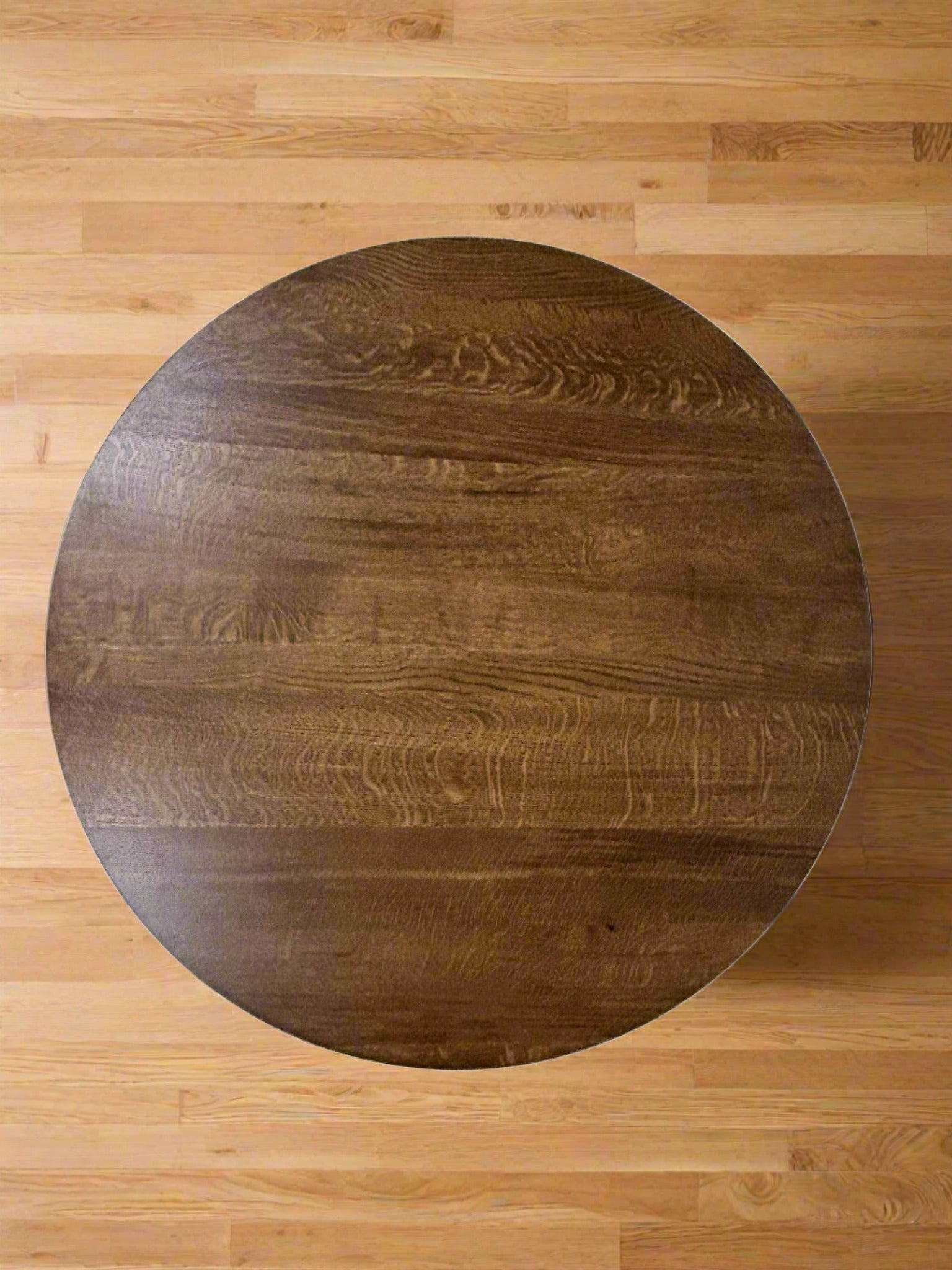 Mission Quarter Sawn  Oak Round Dining Table, Kitchen Table - 40"