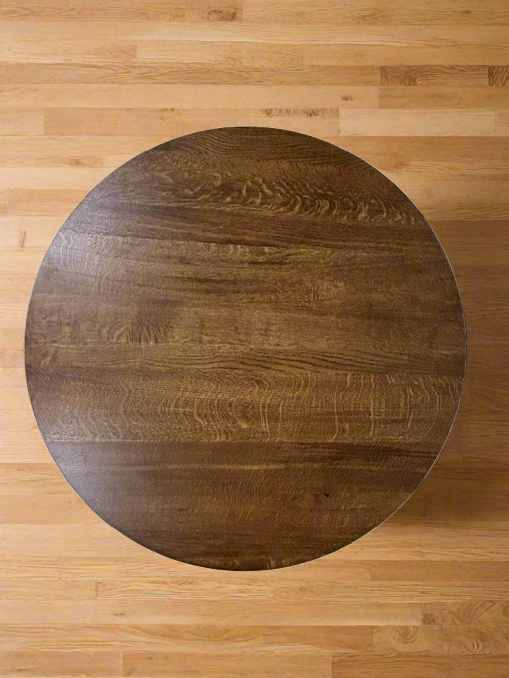 Mission Quarter Sawn Oak Round Dining Table Set - 40"