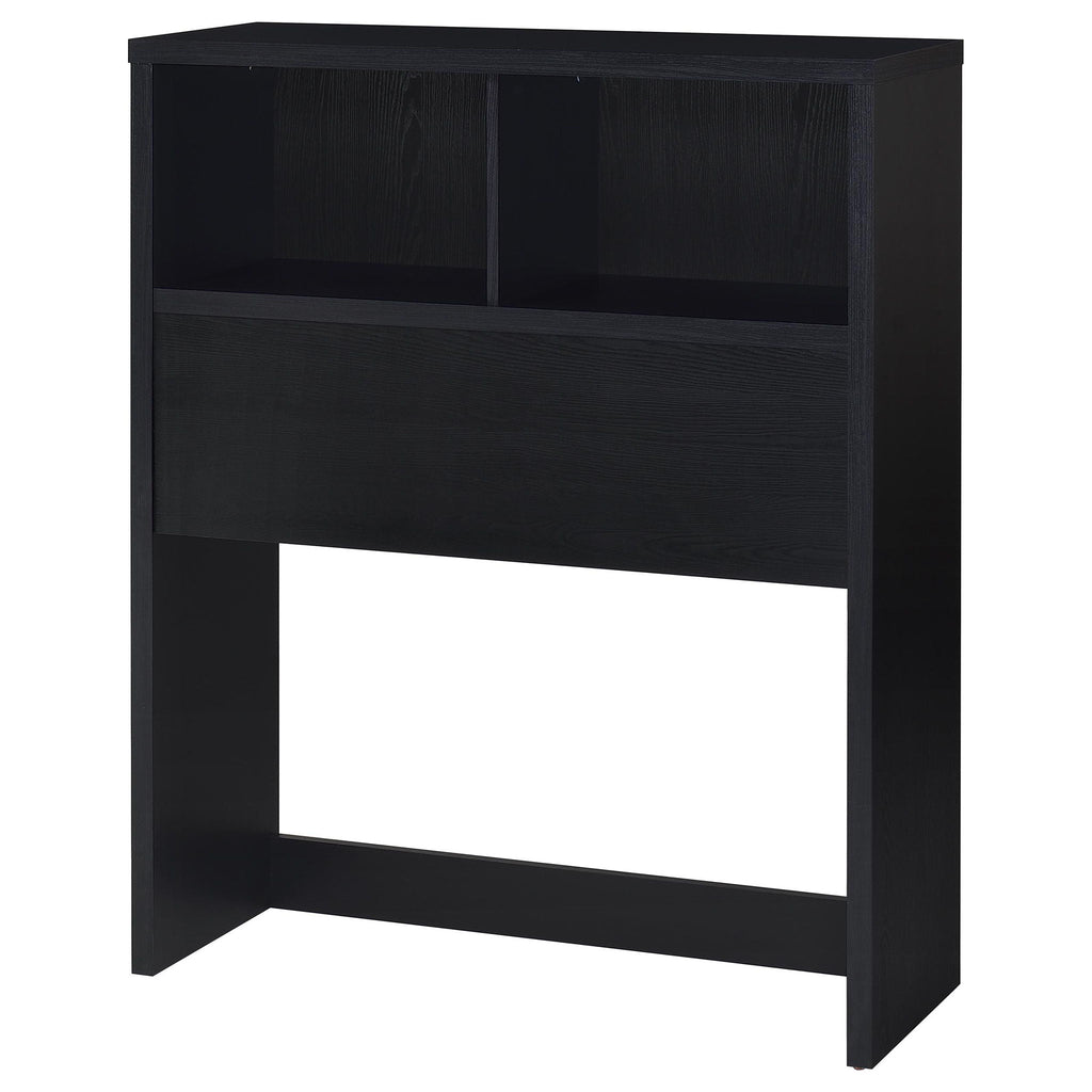 Westpark 49-inch Twin Bookcase Headboard Black